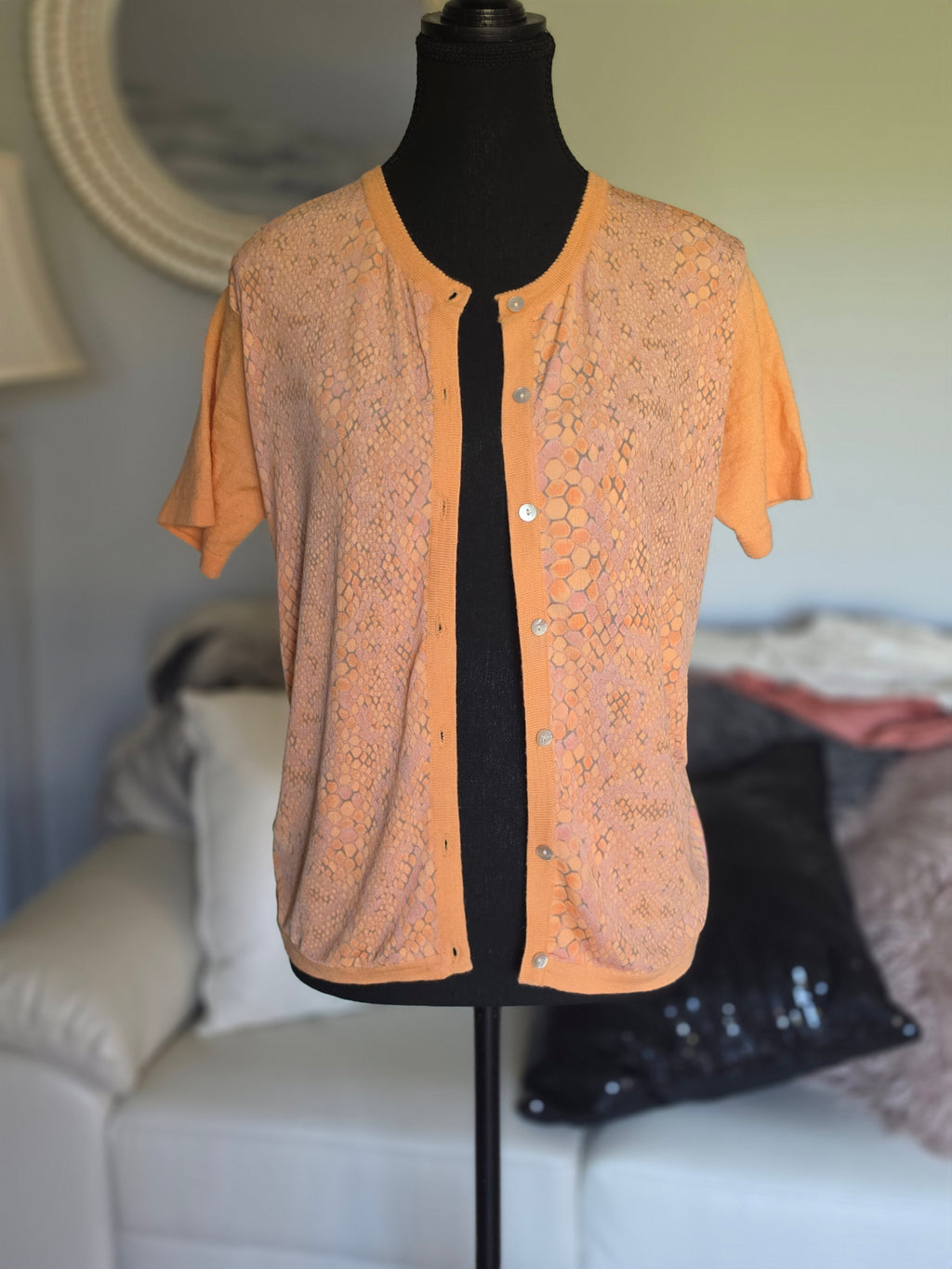 The Apricot Hour — Tasse Tasse Lace Knit Cardigan