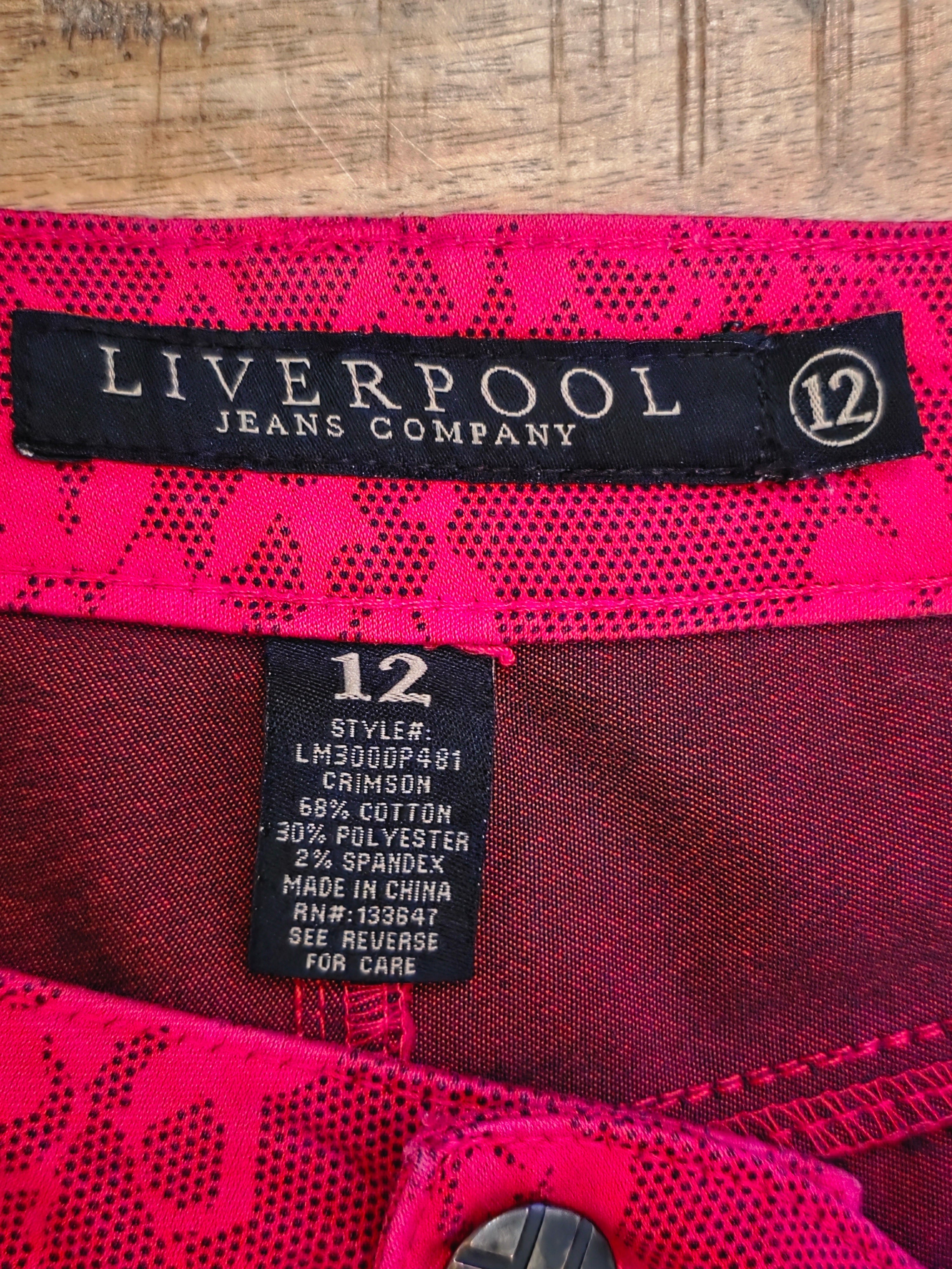 Crimson Lace Jeans - Liverpool