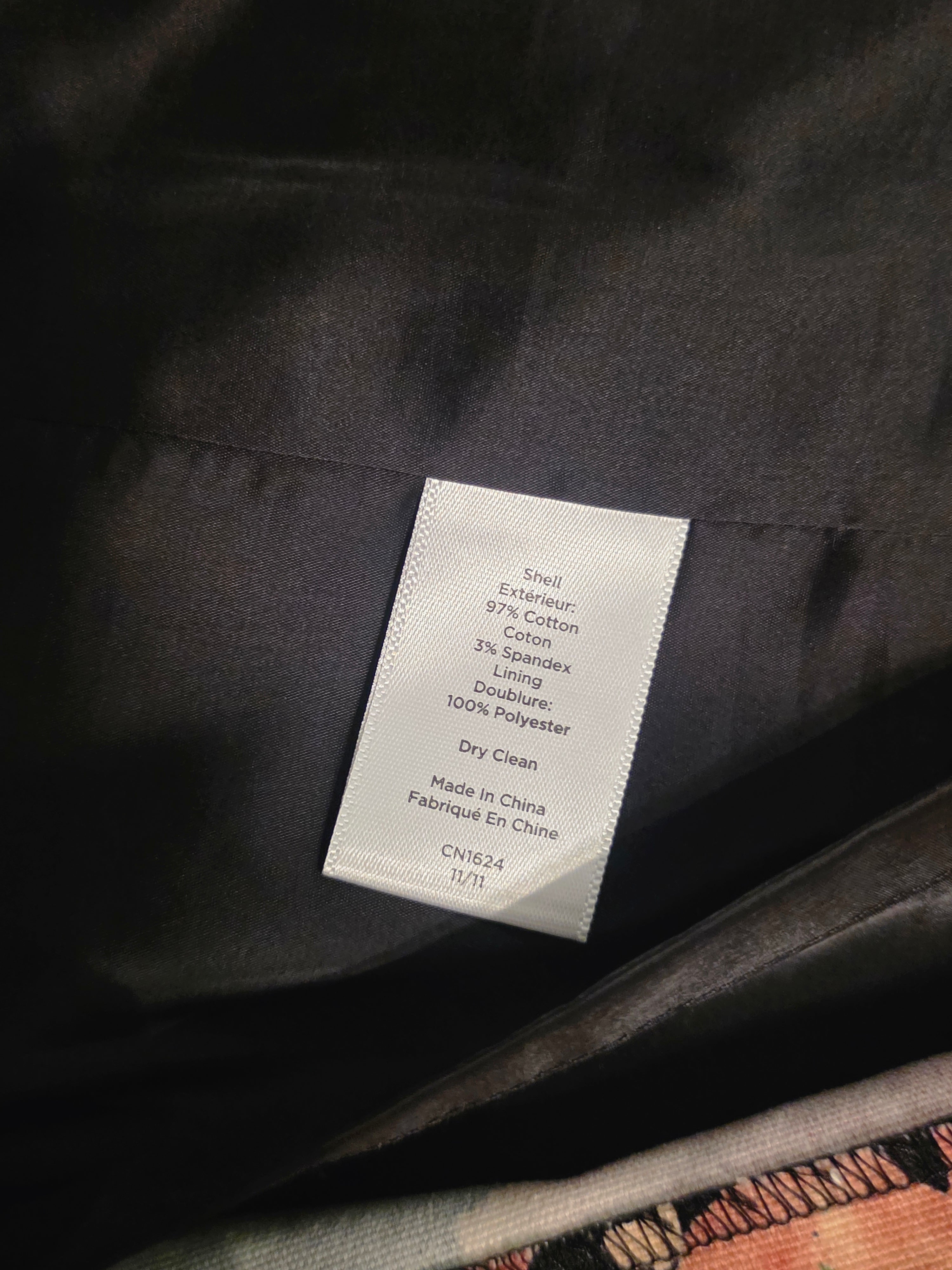 Midnight Garden Pencil Skirt