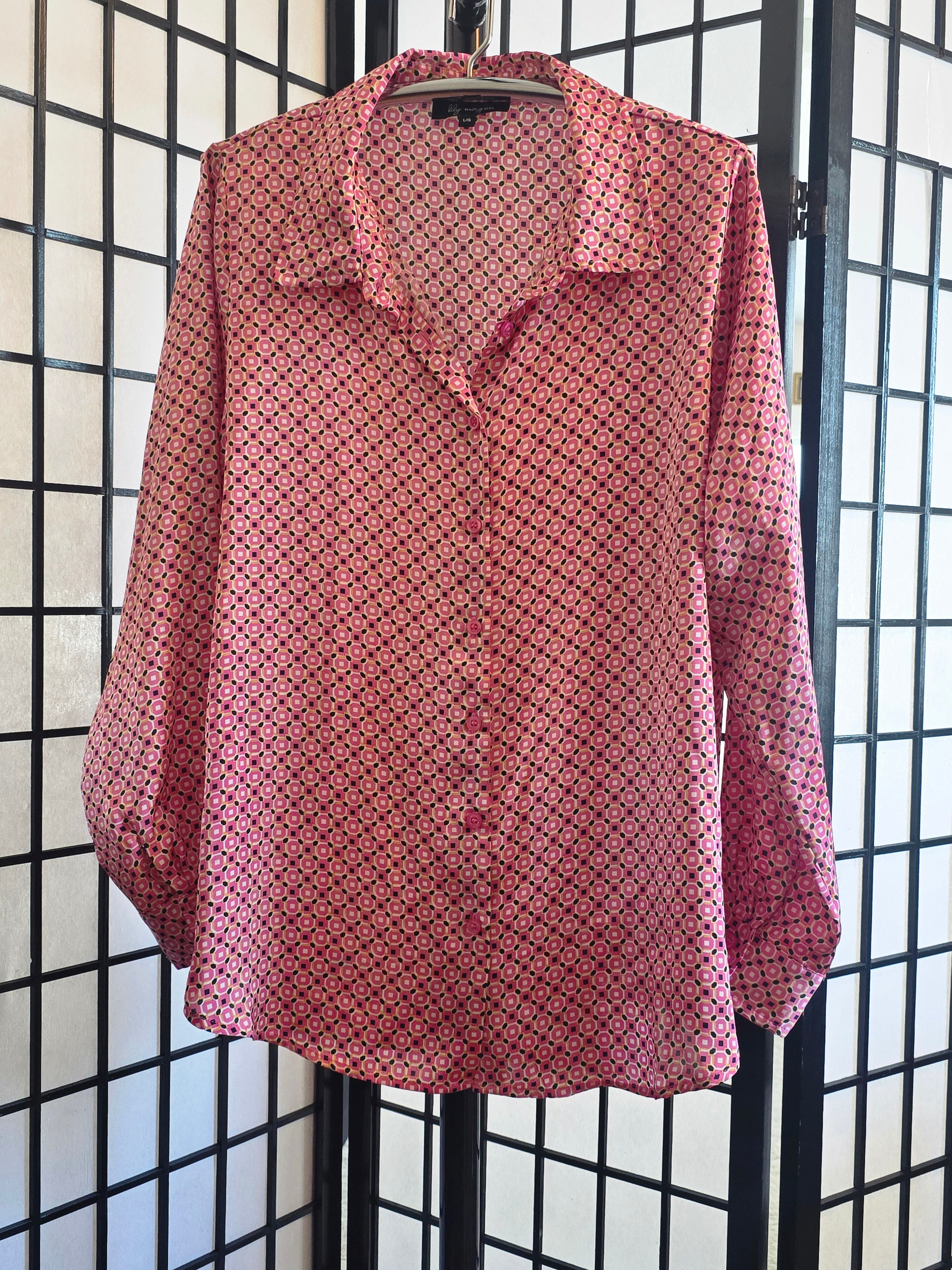 Geometric Reverie Blouse