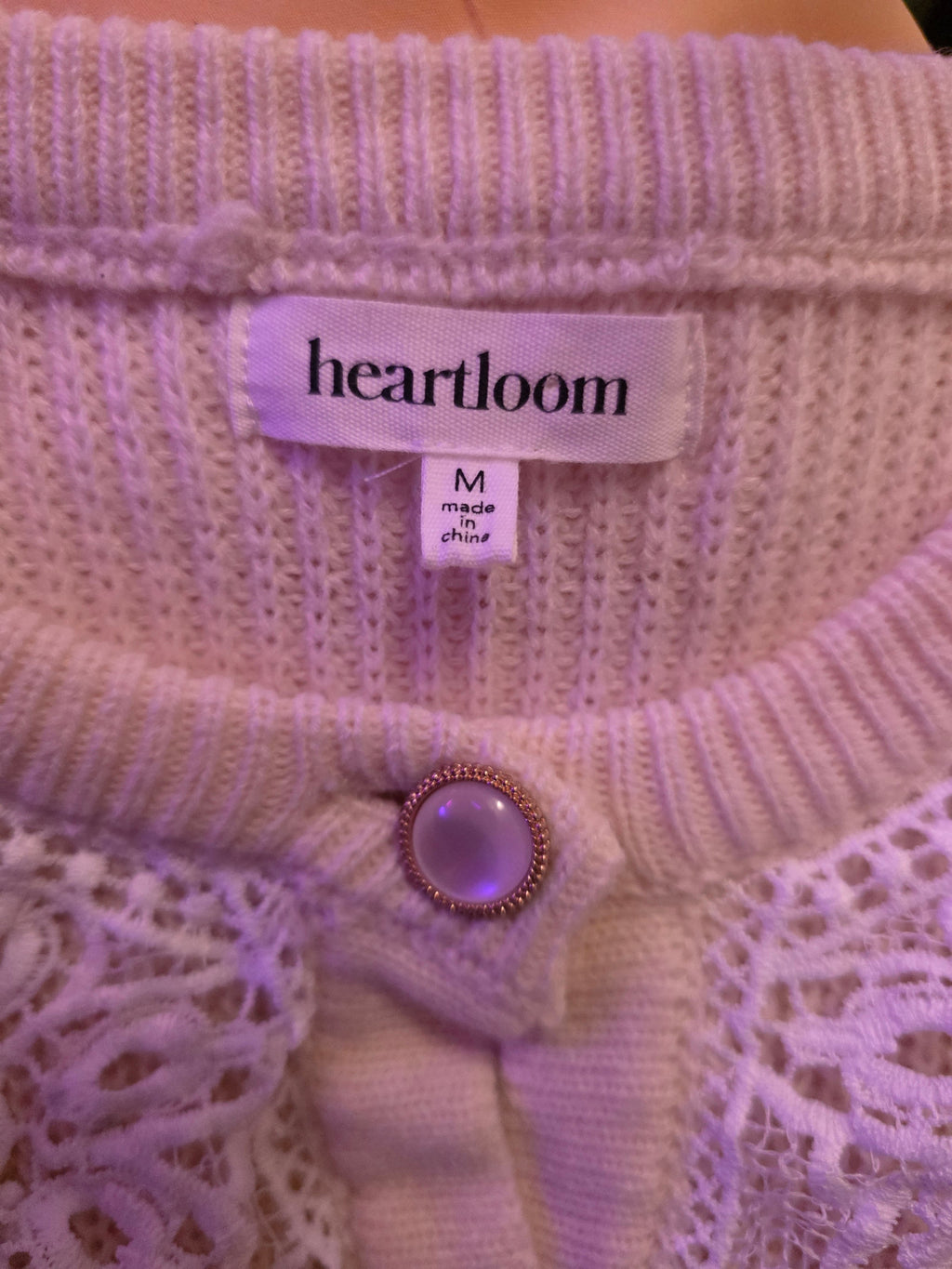 Enchantingly Embellished Heartloom Cardigan