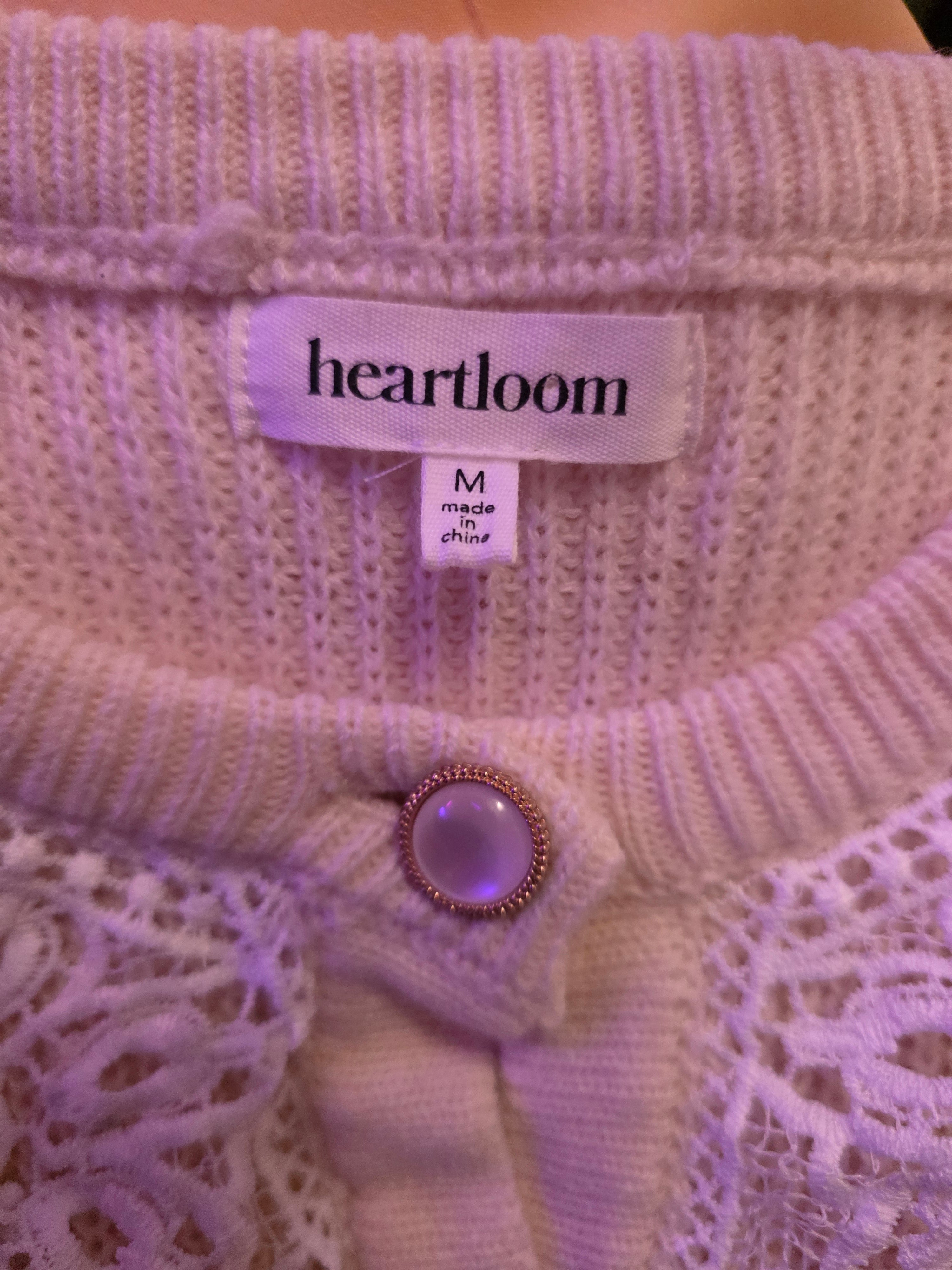 Enchantingly Embellished Heartloom Cardigan