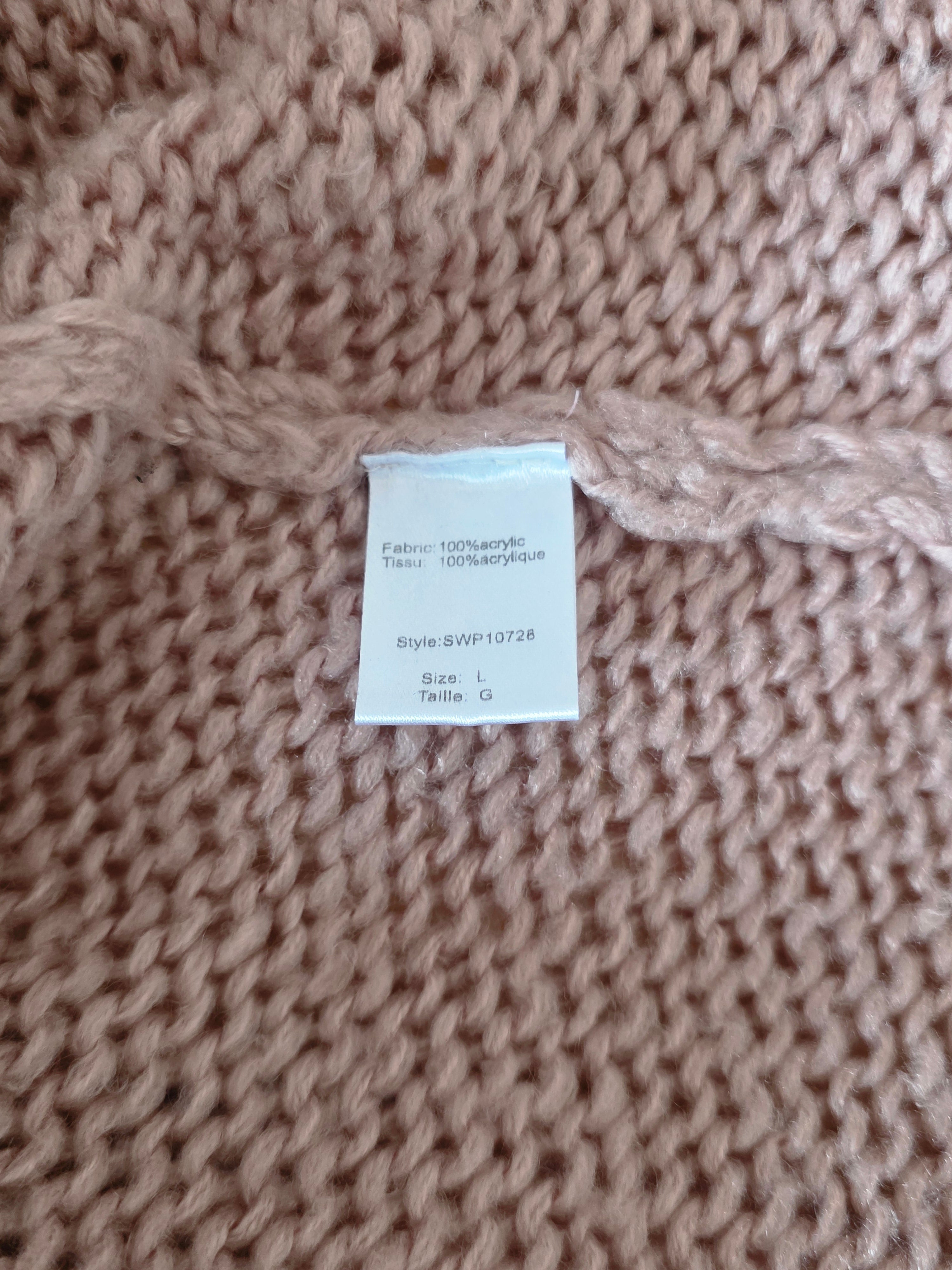 Love Script Knit Sweater