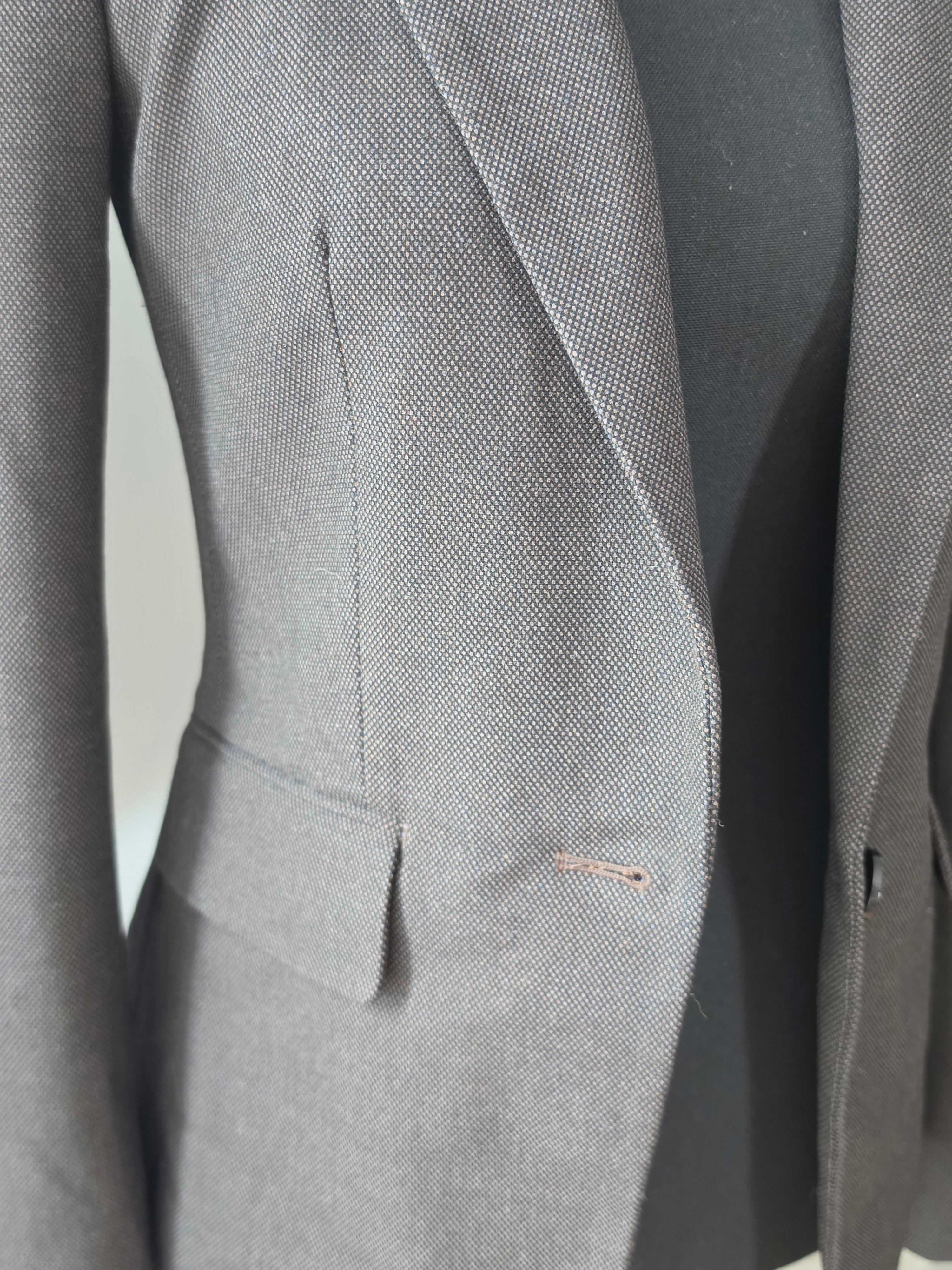 The Boardroom Noir Blazer — RW&Co. Technical Suiting | Size 0