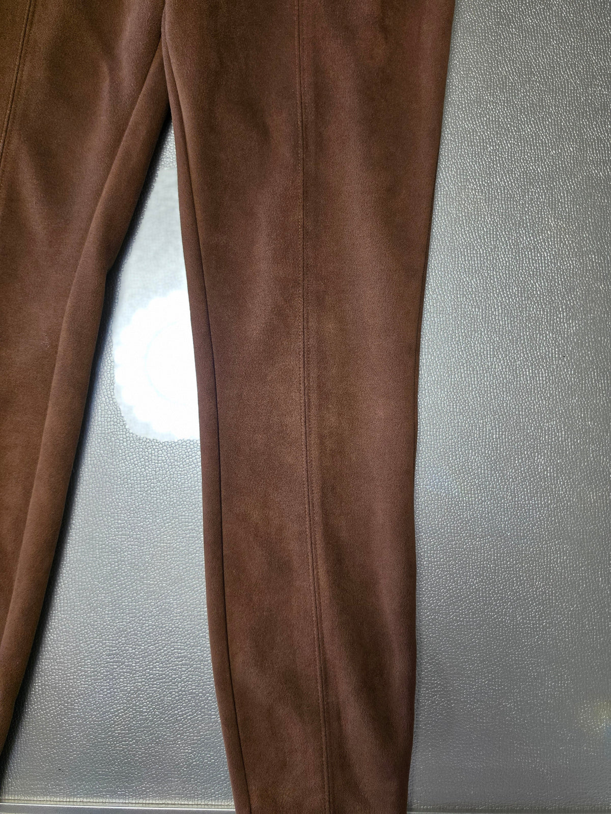 Cognac Is the Answer — Joe Fresh Faux Suede Leggings