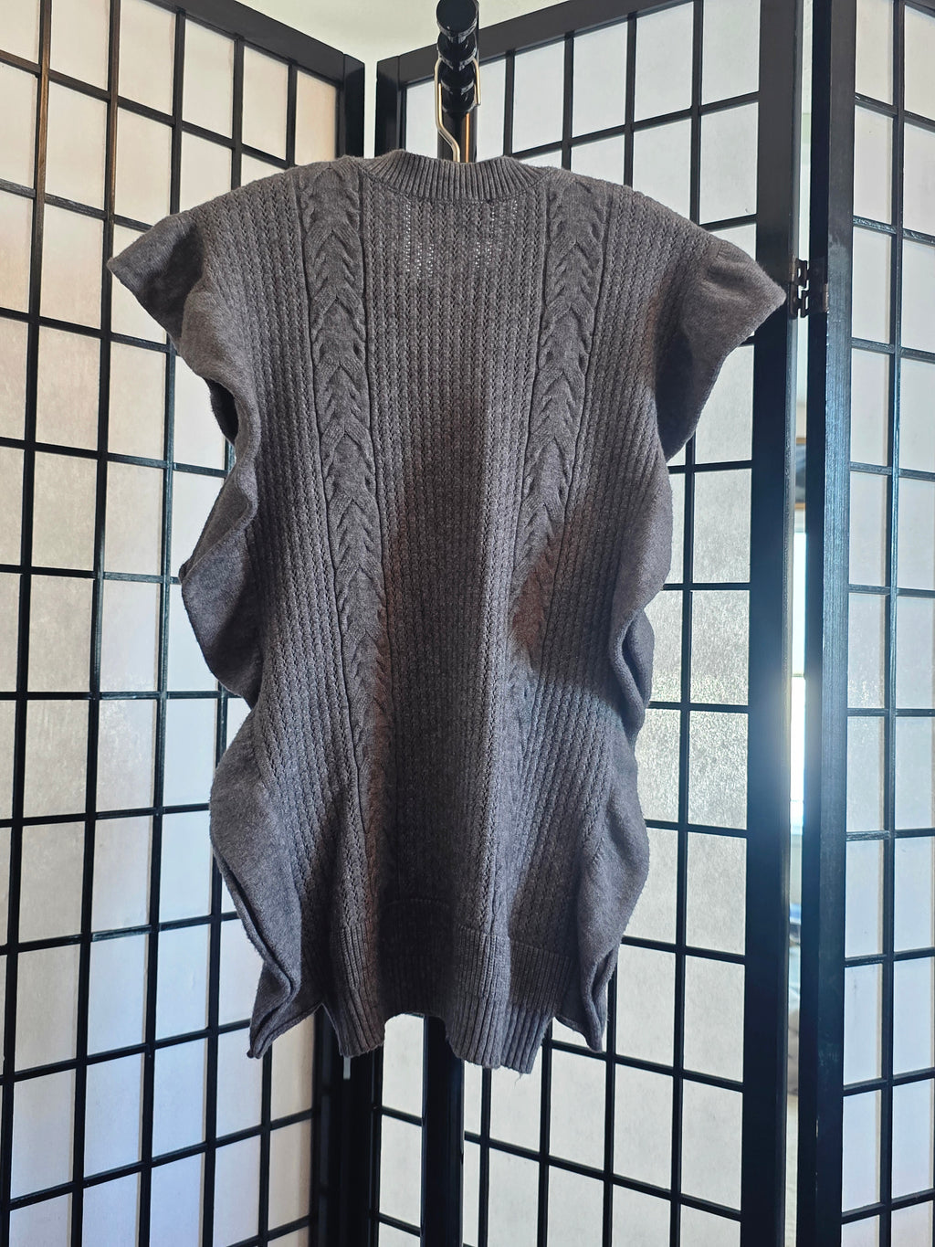 Cable Knit Reverie Sweater Top / Vest
