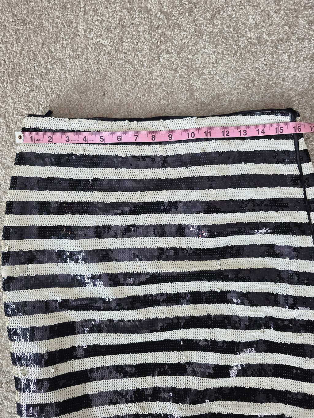 Effortlessly Chic Striped Pencil Skirt