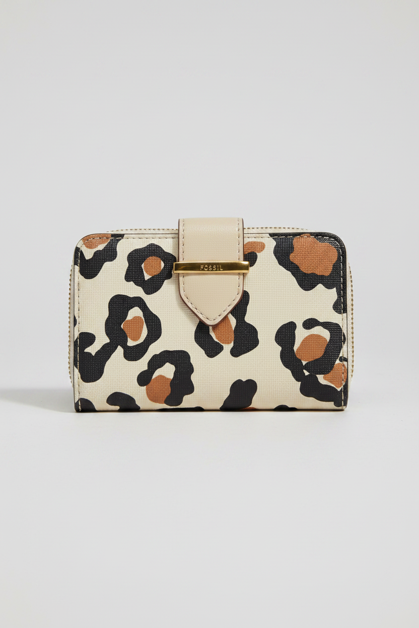 Wild at Heart — Fossil Leopard Print Mini Satchel & Wallet Set