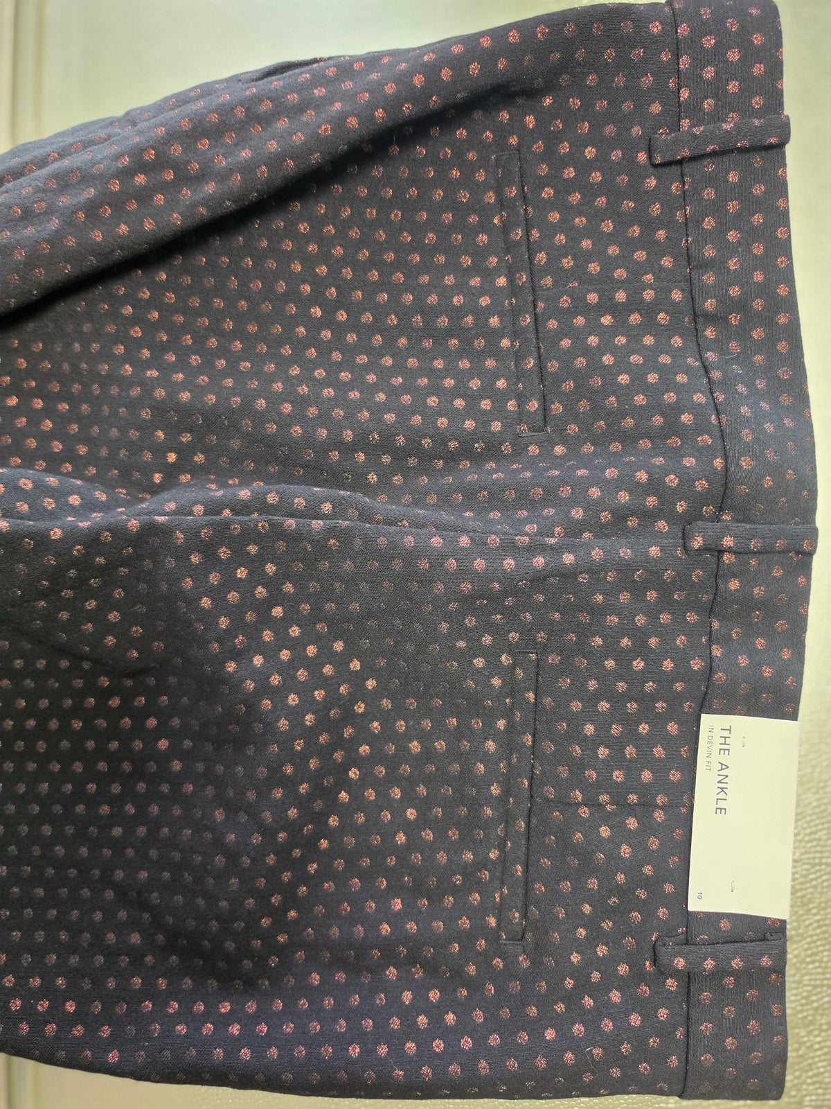 The Midnight Dot — Ann Taylor Devin Ankle Pants