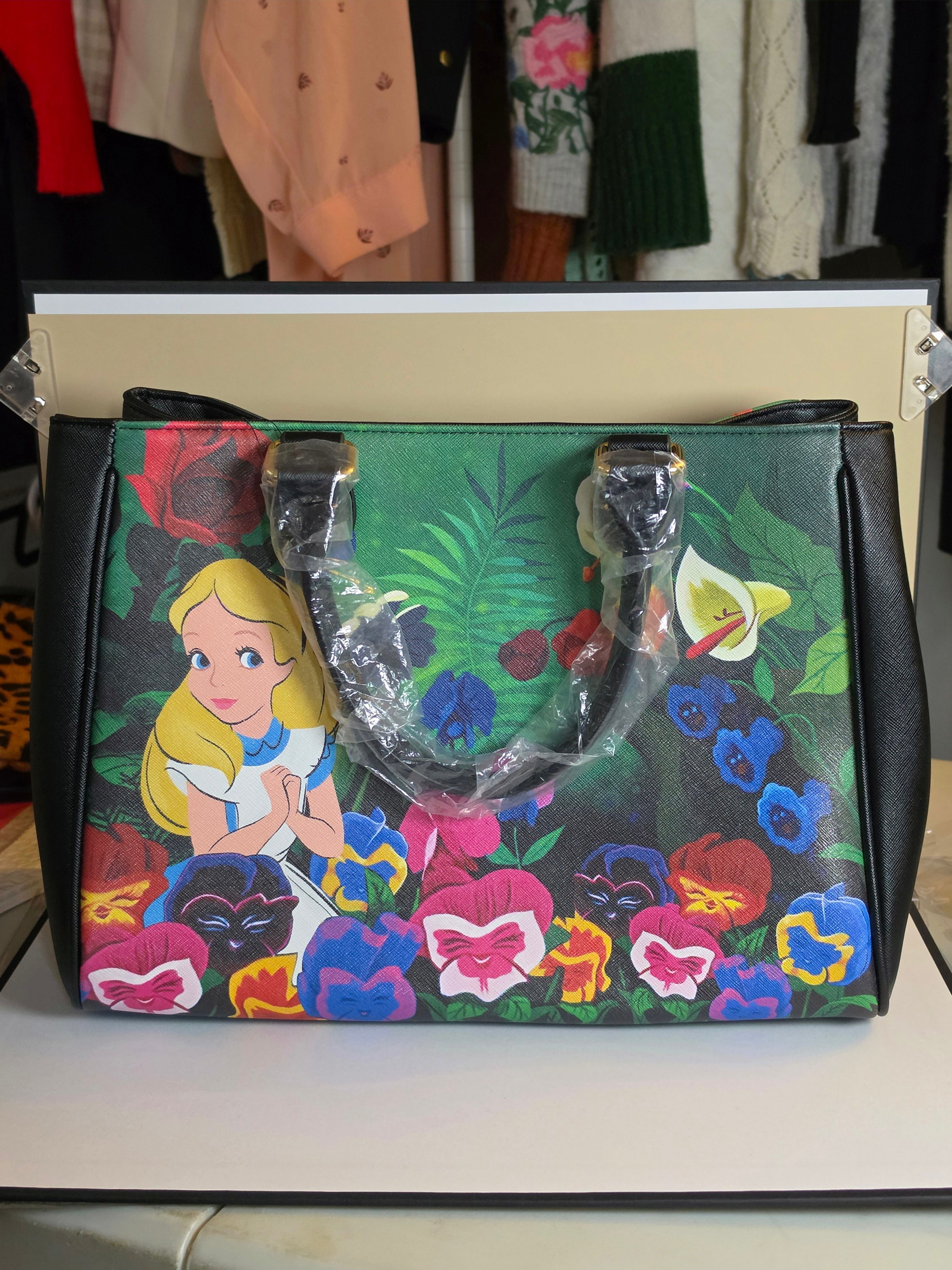 Loungefly x Disney Alice in Wonderland Garden Handbag & Wallet Set