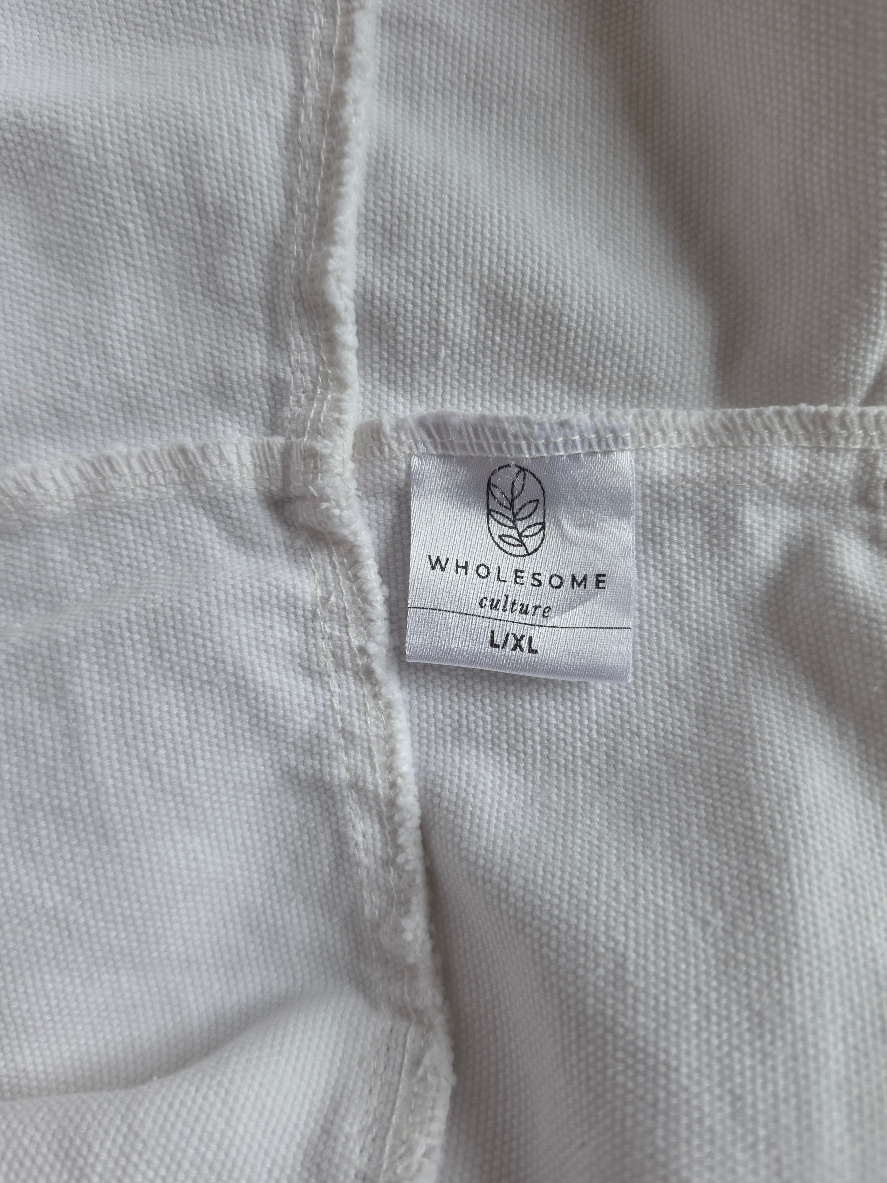 The Universe Has Your Back — White Halter Jumpsuit