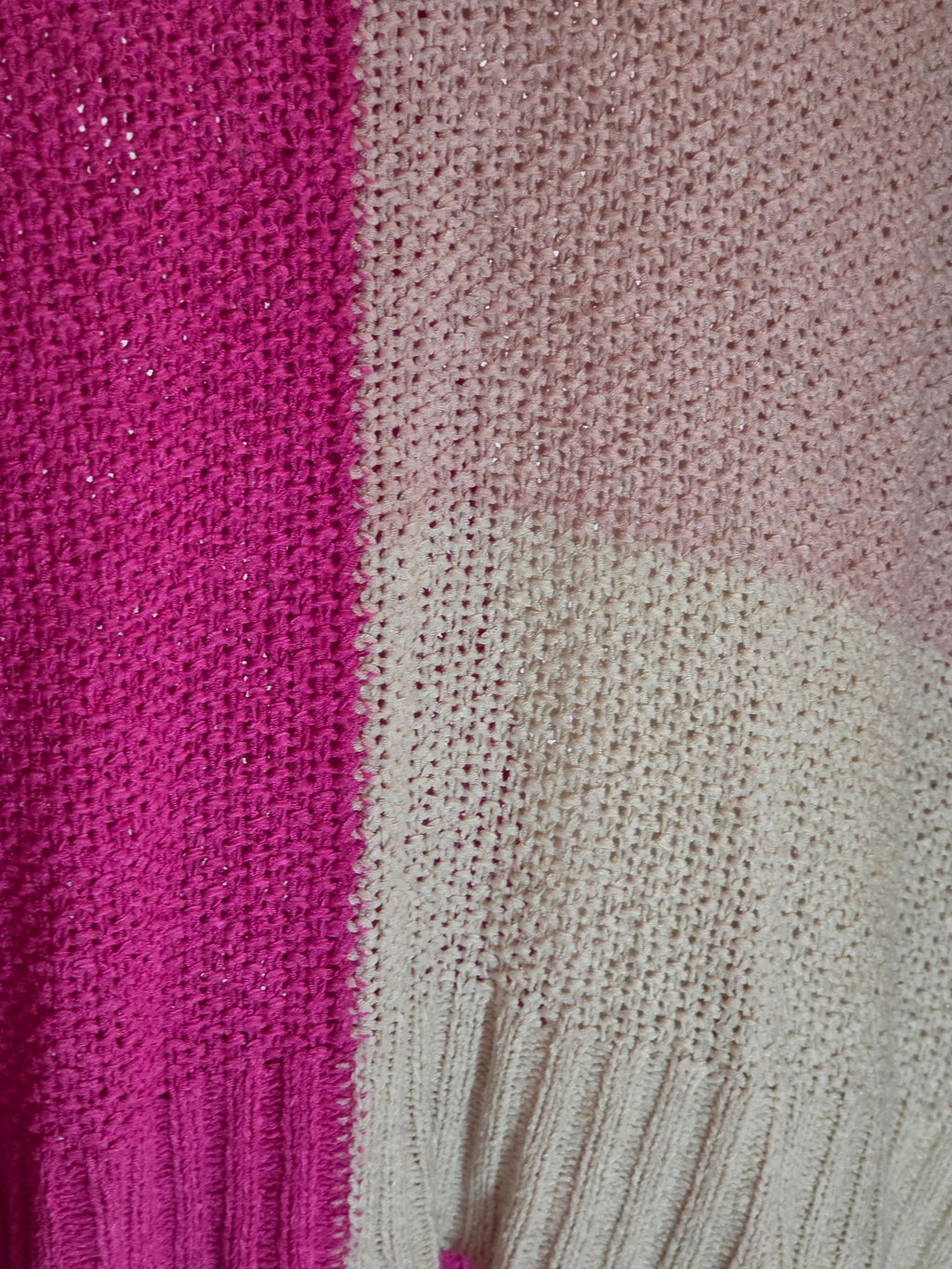 Fuchsia Reverie Colour-Block Pullover