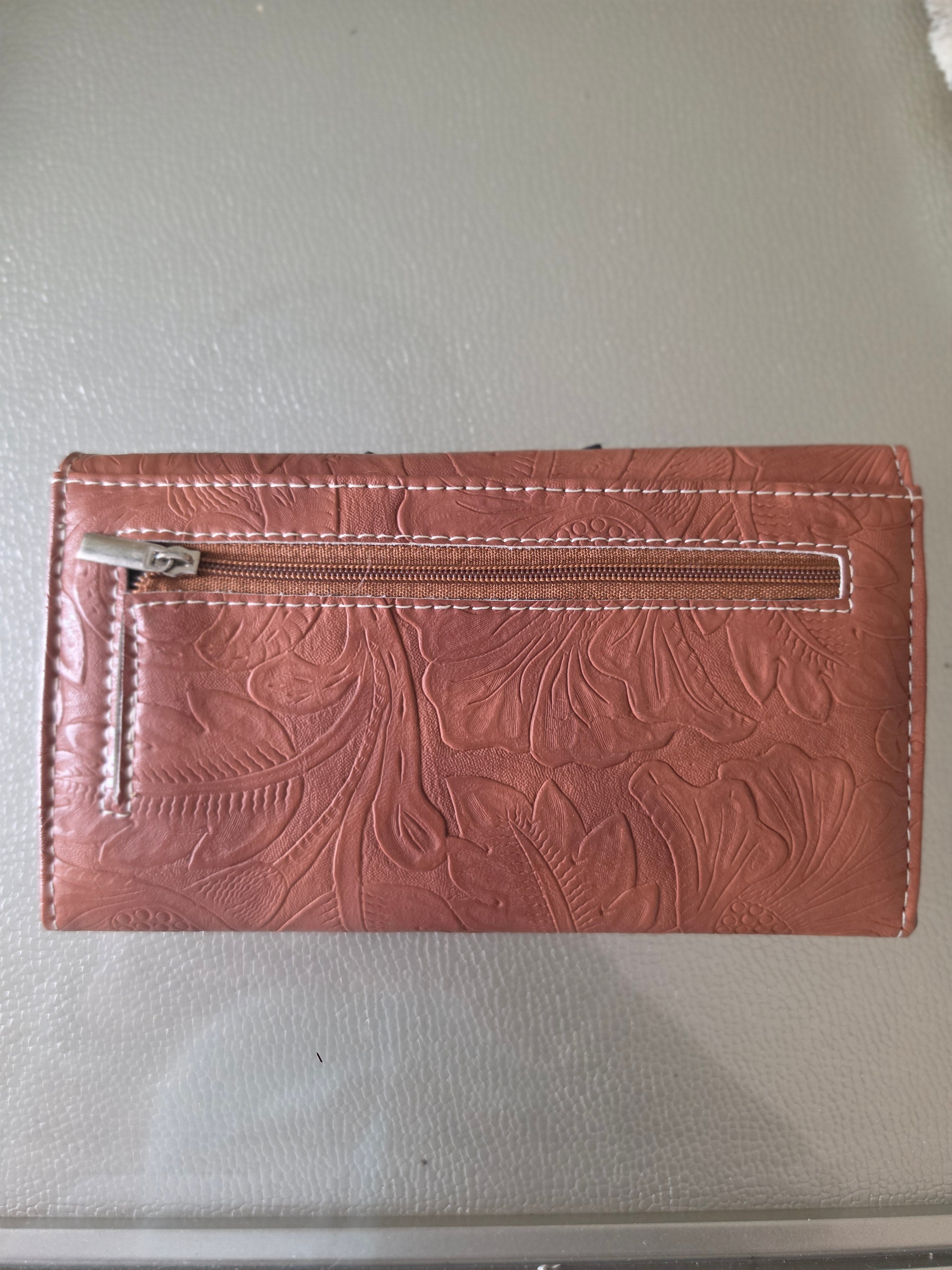 The Dusty Trail Wallet — Horseshoe Concho Bifold