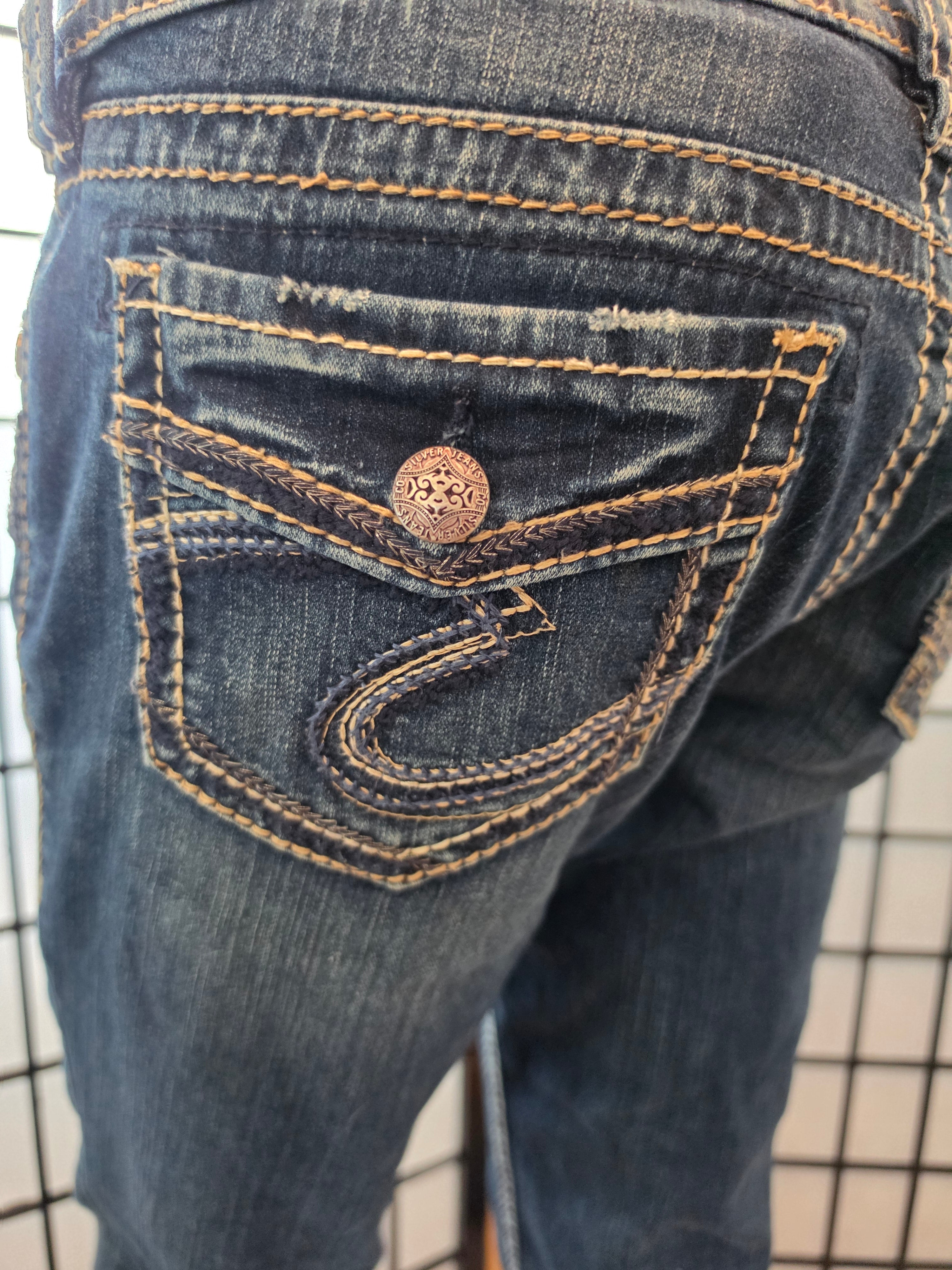 Whispered Elegance Slim Boot Denim