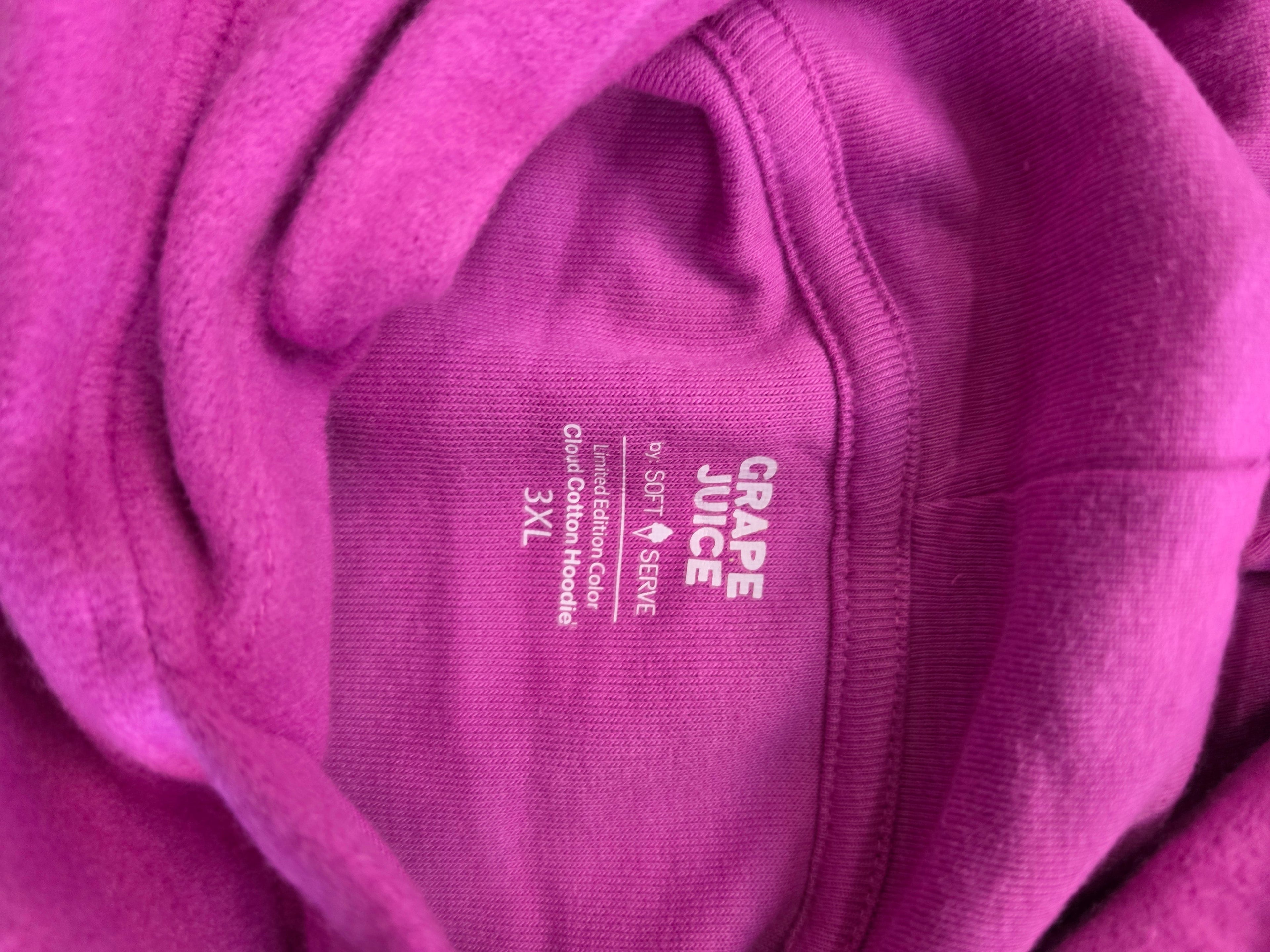 The Grape Juice Hour — Soft Serve Cloud Cotton Hoodie