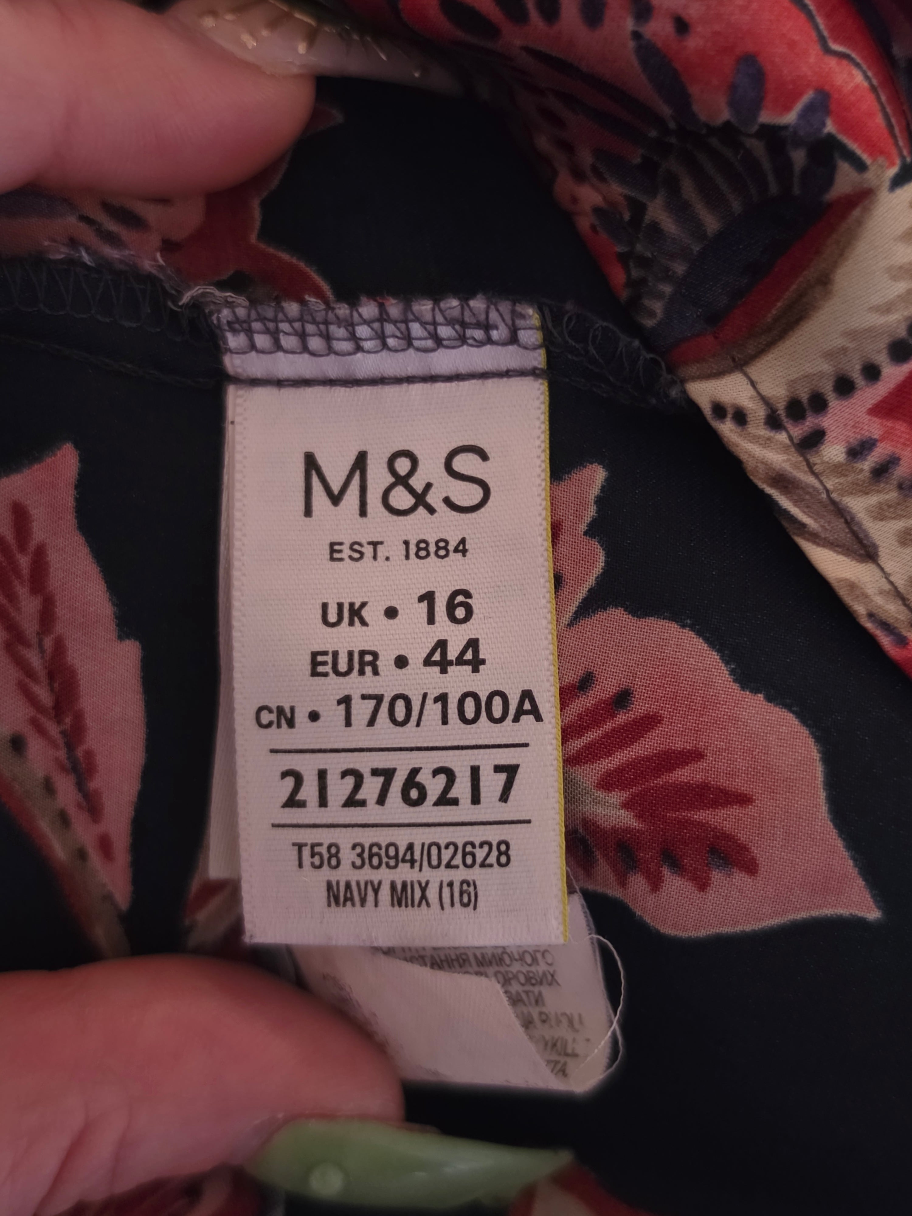 Midnight Bloom Jacobean Blouse