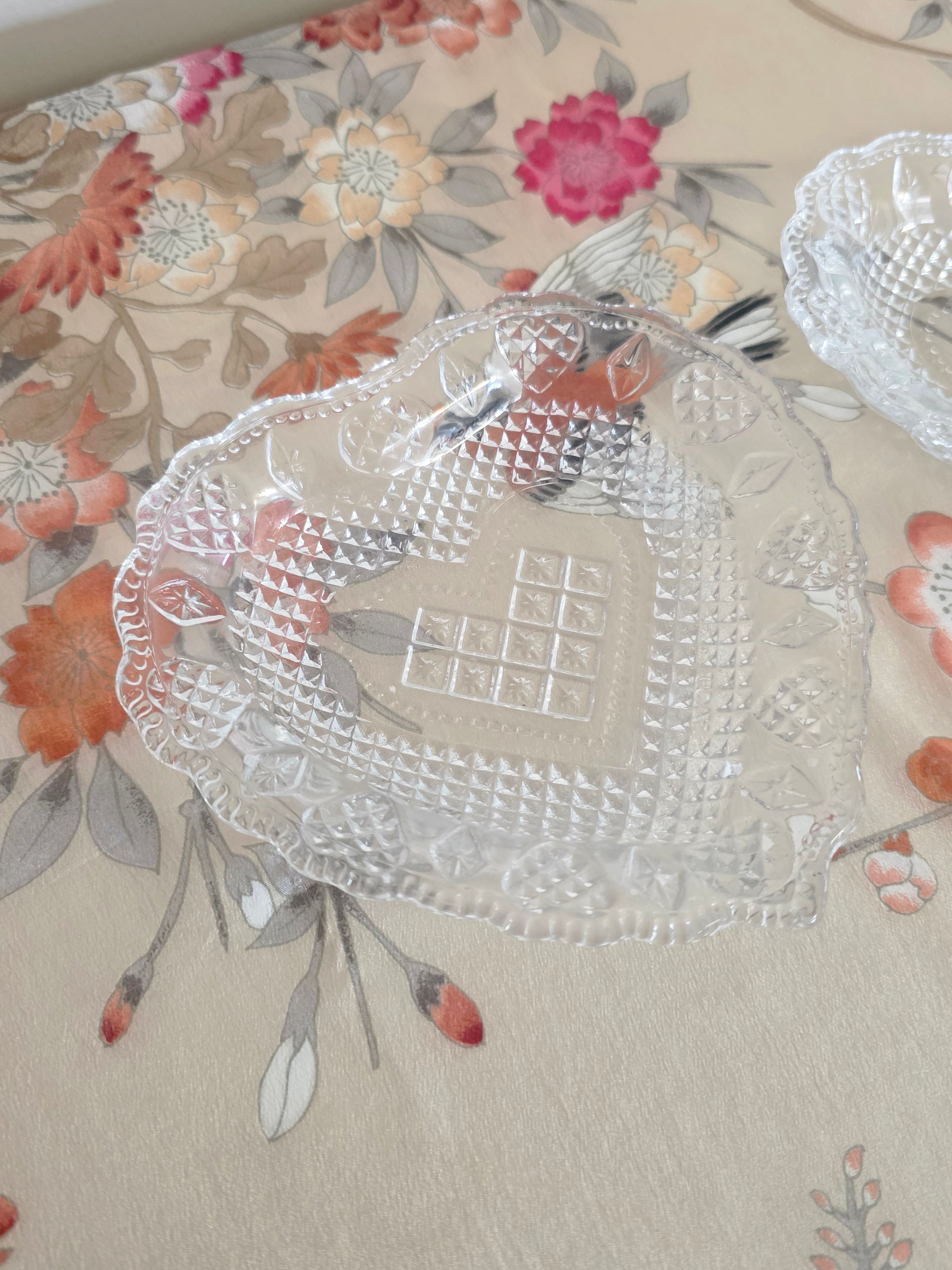 Hearts & Heirlooms Crystal Serving Set