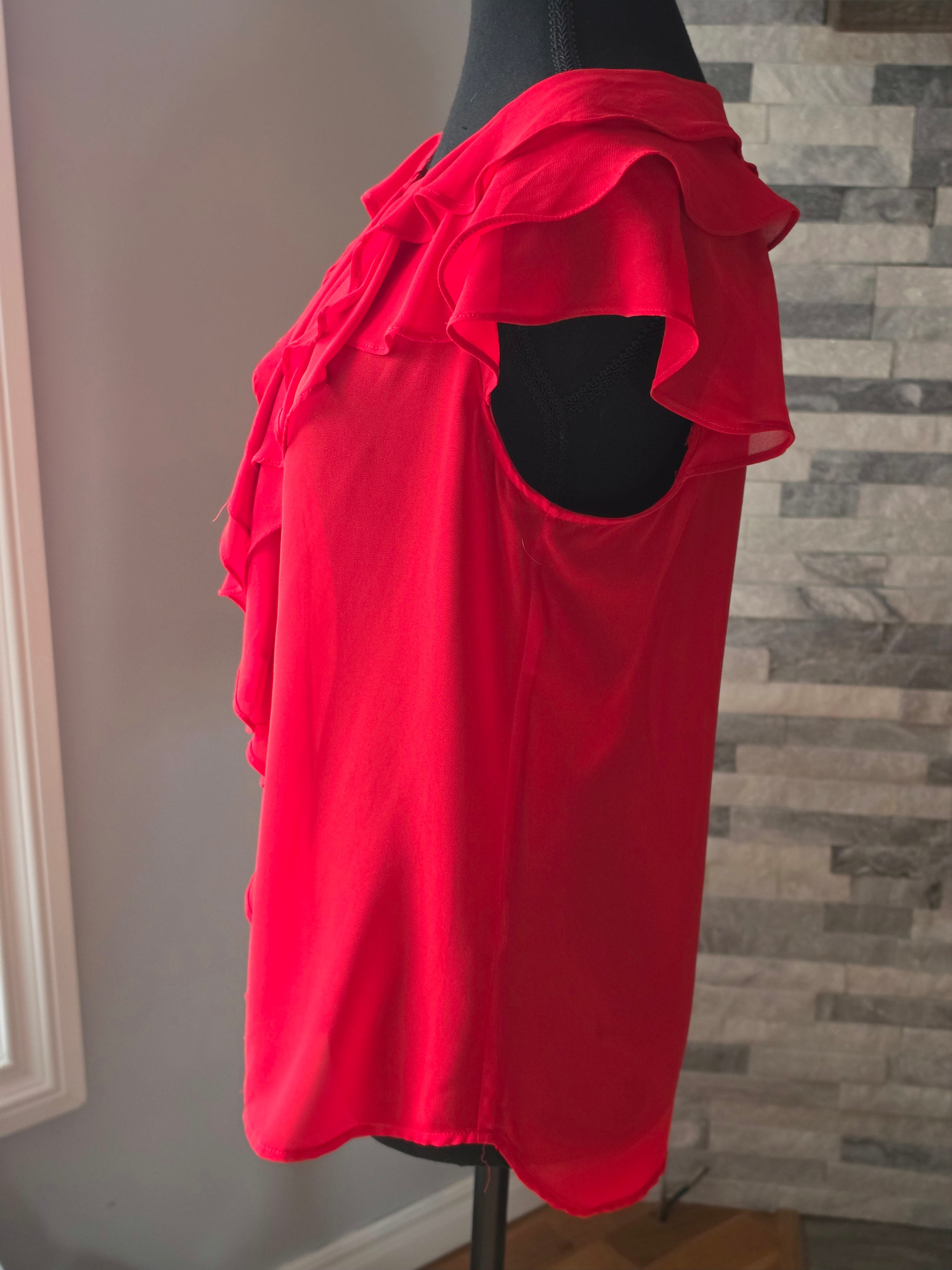 Scarlet Flutter Blouse