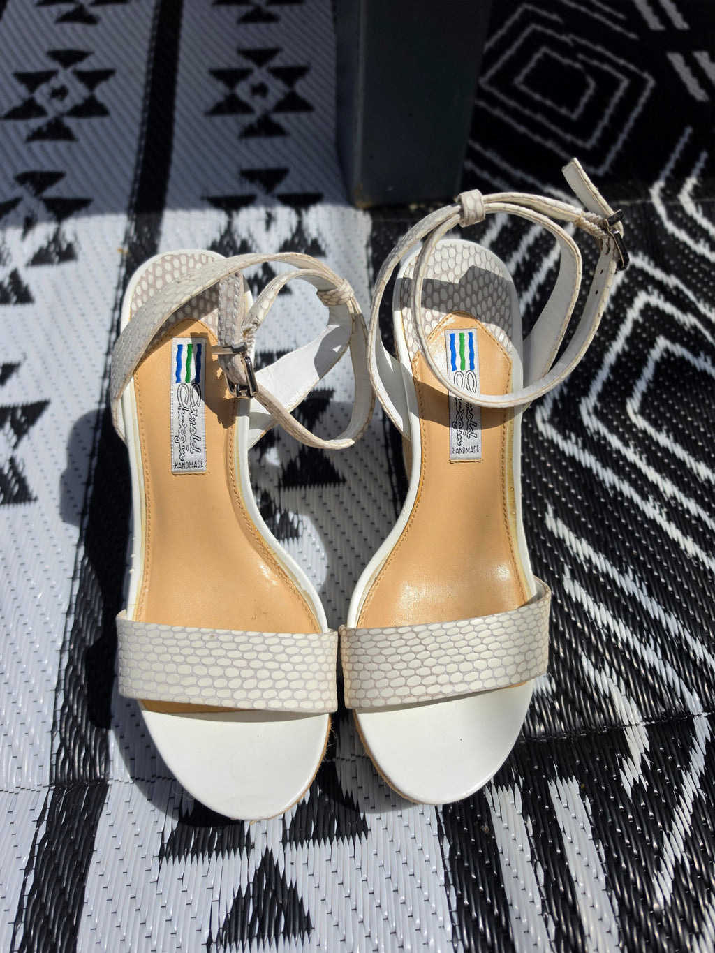 The Amalfi Afternoon — Ivory Handmade Espadrille Wedge