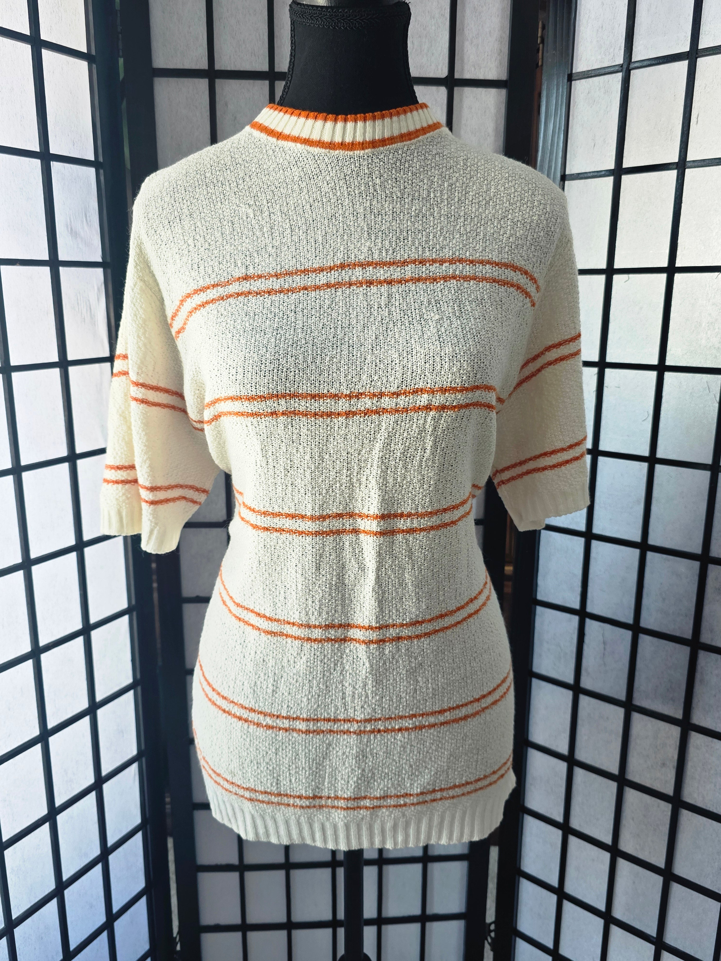Effortlessly Striped Knit Pullover