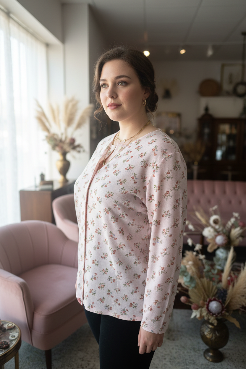 Size Large Model - Three-Quarter View