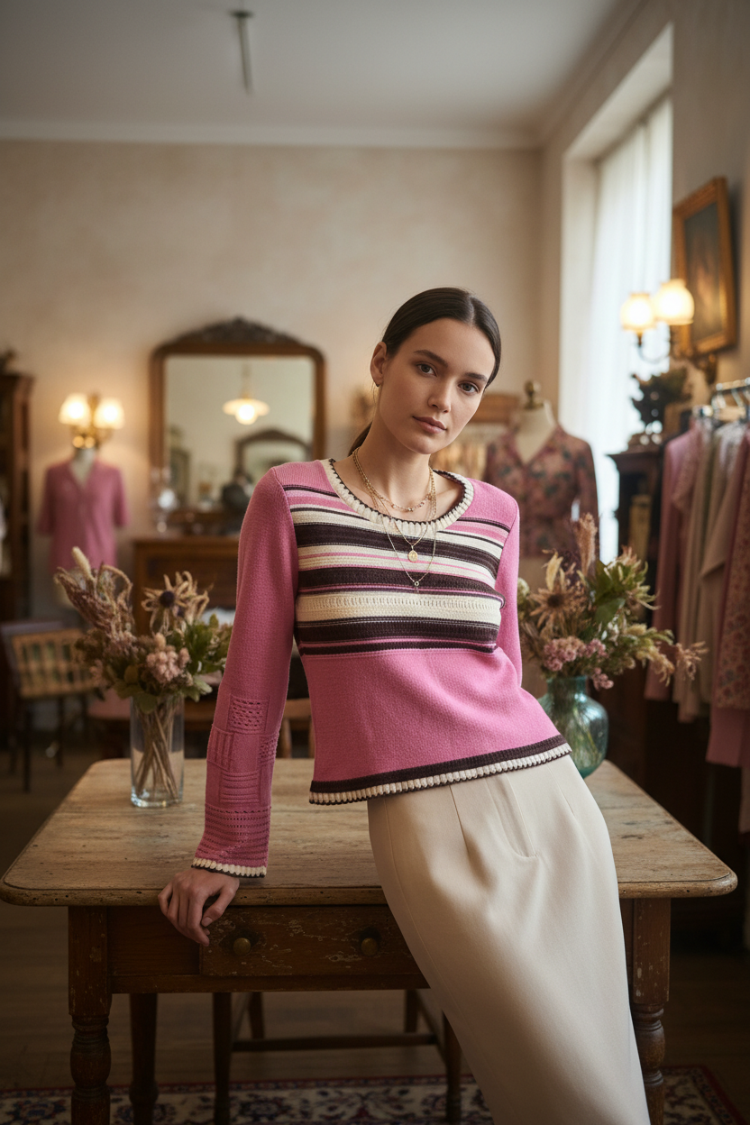 Twilight Reverie Knit - Alternative Pose 1