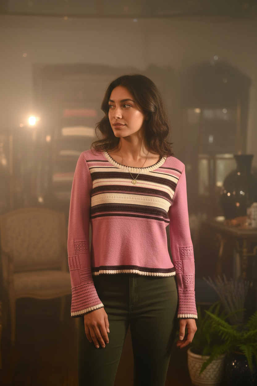 Twilight Reverie Knit on Model