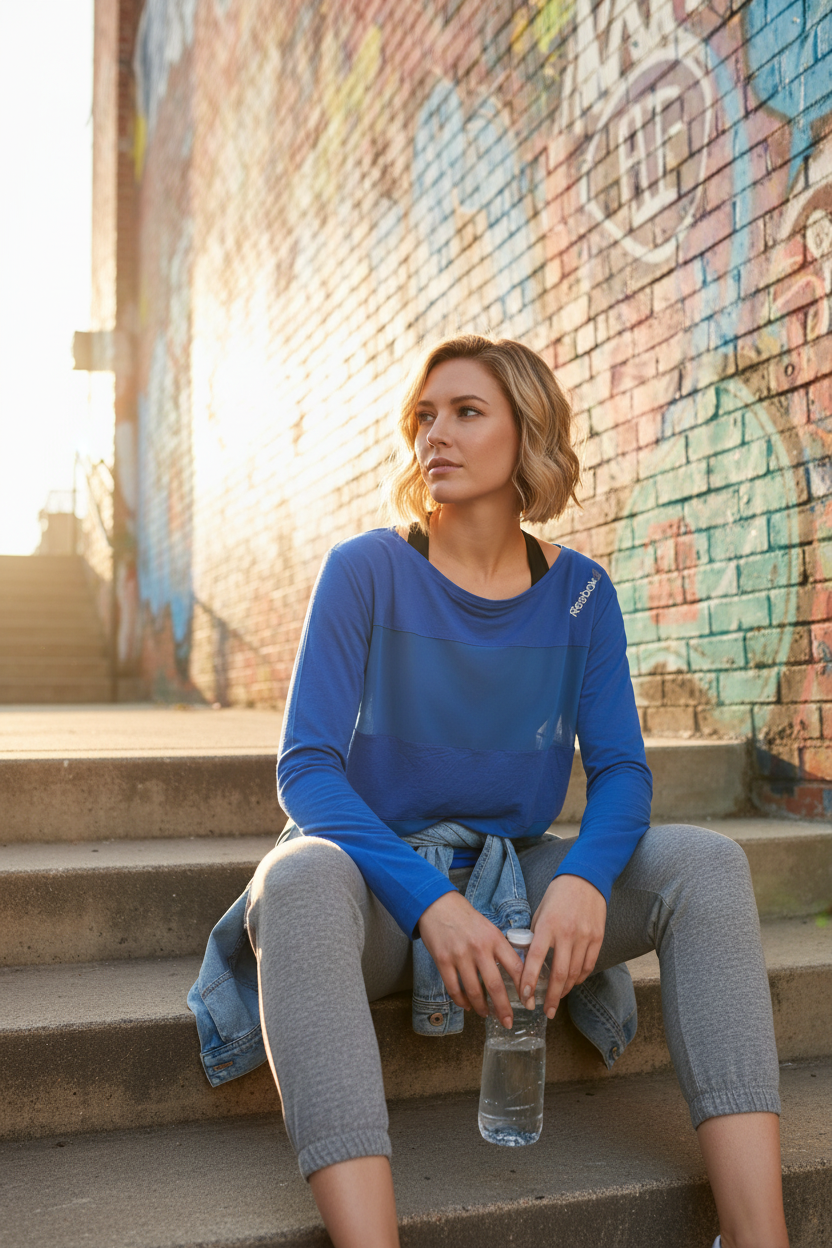 Urban Post-Workout with Reebok Logo